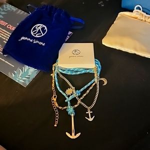 New!! Gemma Simone ankle bracelet trio